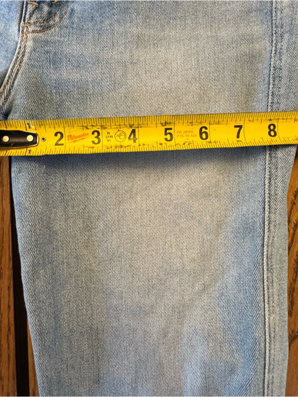 Mother The High Waisted Smokin’ Double Ankle Fray Jeans size 26 - Picture 3 of 16